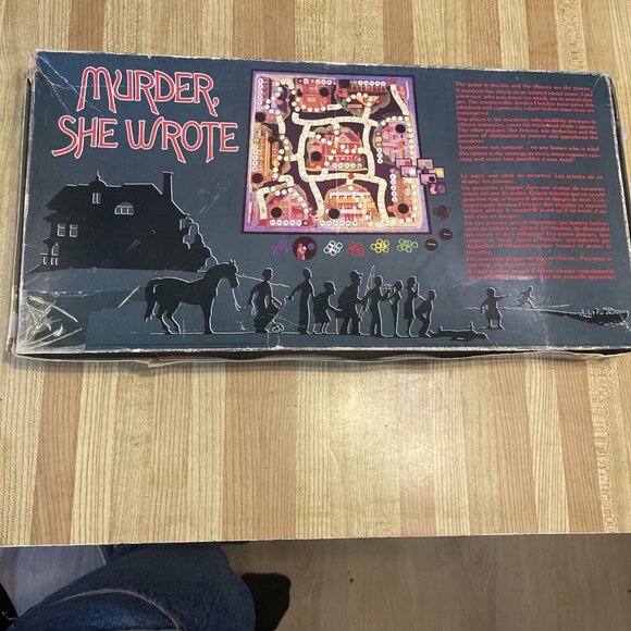 Vintage 1985 Murder She Wrote Board Game by Warren 99% Complete - Picture 15 of 16